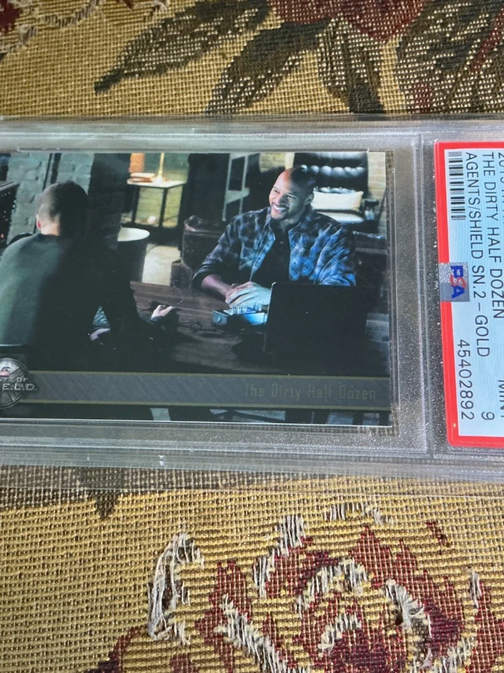2015 Marvel Agents of Shield The Dirty Half Dozen #59 numbered 010/100 PSA 9